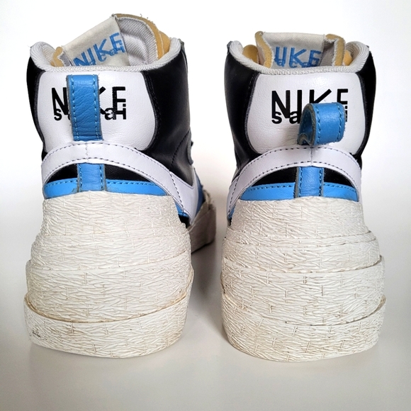 Nike Blazer Mid - Sacai White Black Legend Blue - Picture 8 of 15